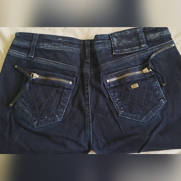 Vintage Miss Sixty Collection from Y2K era dark denim skinny jeans Size 28 US - Picture 5 of 8